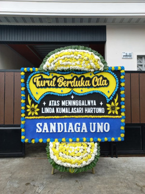 Papan Bunga Duka di Pasar Prabumulih I