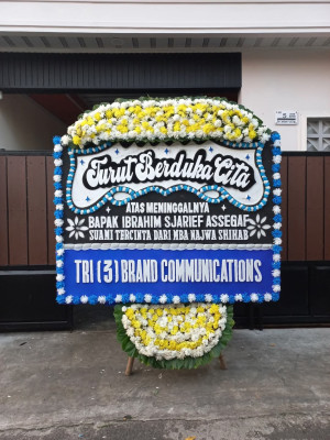 Papan Bunga Duka di Pasar Prabumulih I